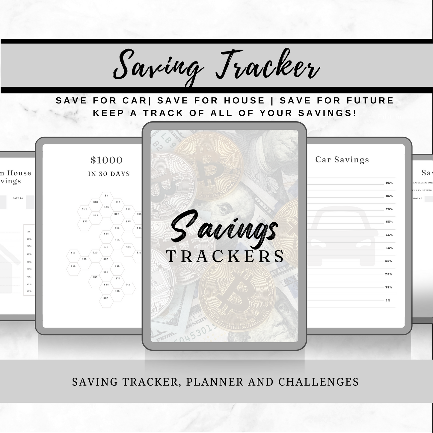 Saving Tracker and Challenges